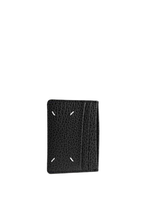 portacarte four stitches unisex black MAISON MARGIELA | SA1VX0006 P4455T8013